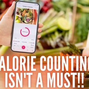 calorie counting, mobile phone, salad, dieting